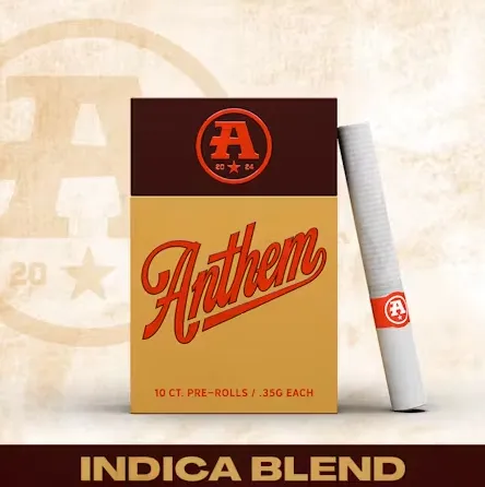 Indica Blend Pre-roll by Anthem