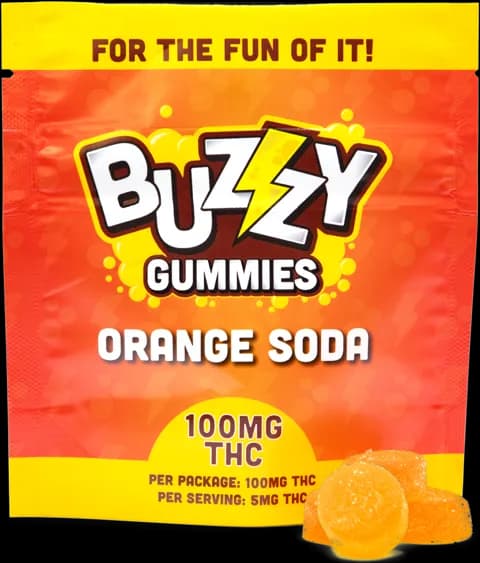 Orange Soda Gummies by Buzzy