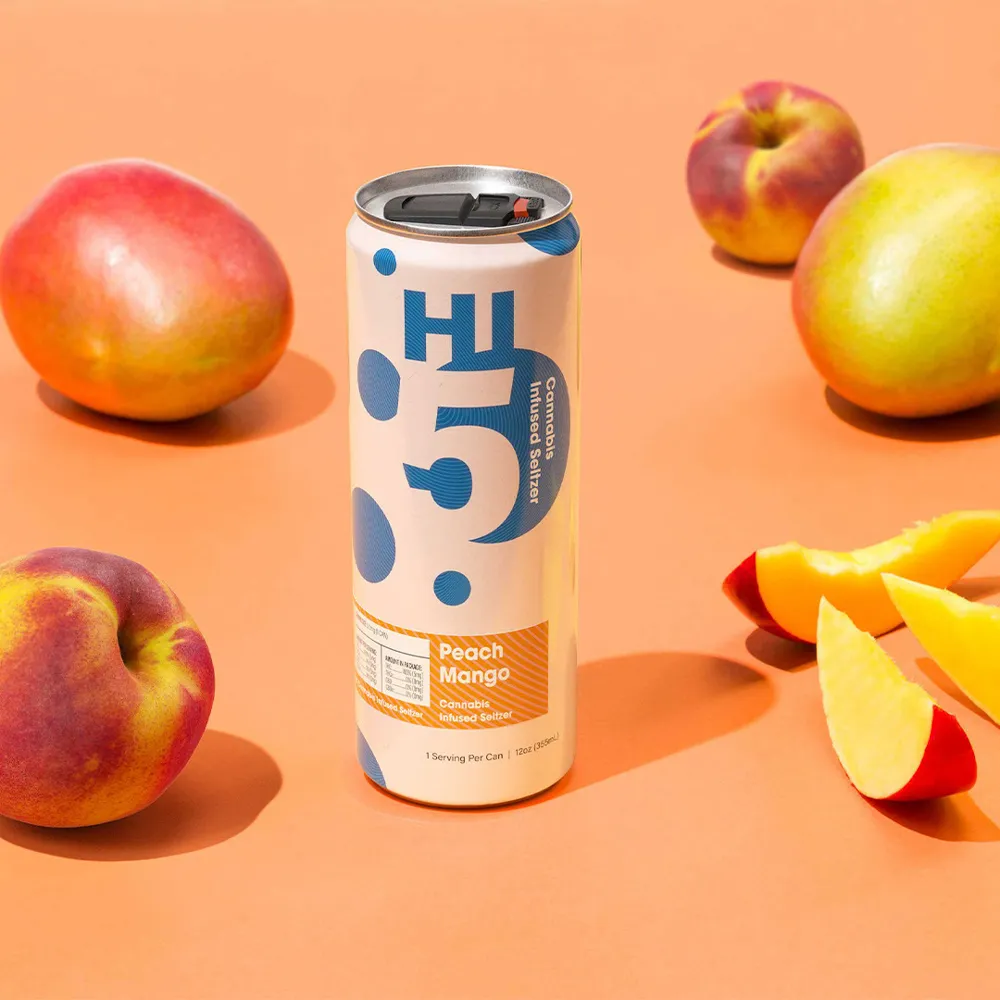 Peach Mango Seltzer by Hi5