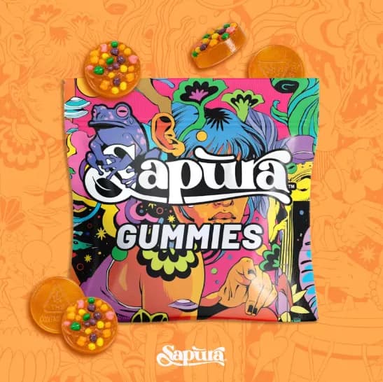 Orange Crunch Gummies by Sapūra