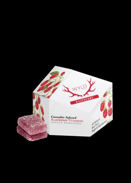 Raspberry Gummies by Wyld, edible