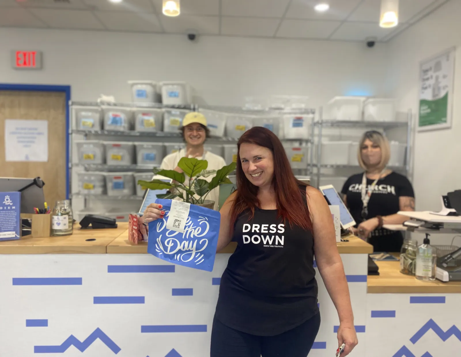 Inside Diem Worcester — bud display
