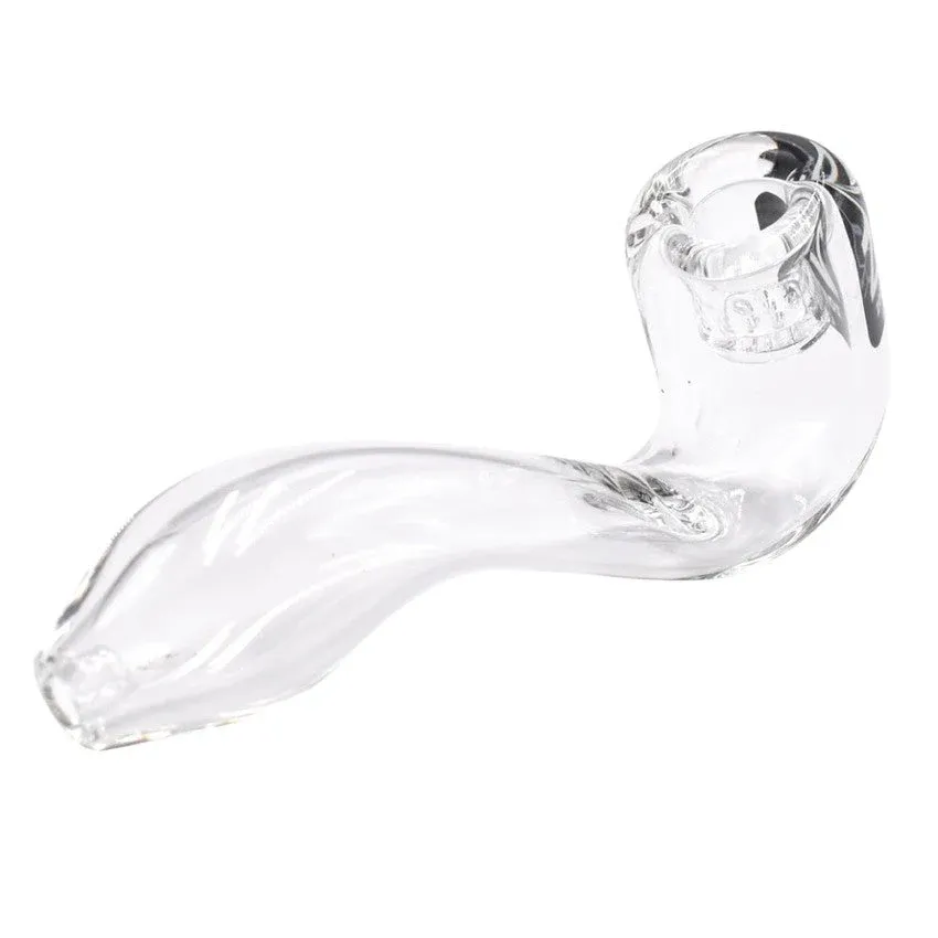 4" Classic Mini Sherlock Hand Pipe - CLEAR, accessory