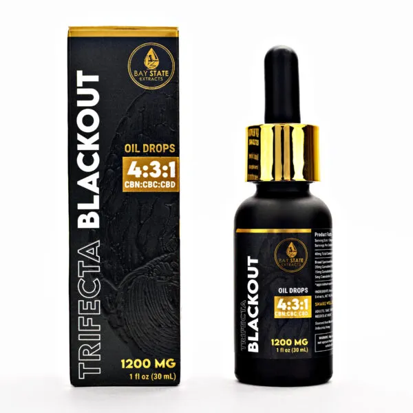 Blackout 4:3:1 CBN:CBC:CBD Tincture by Bay State