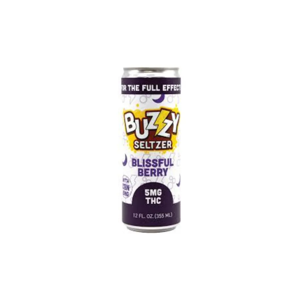 Blissful Berry Seltzer 1:1 THC:CBN by Buzzy