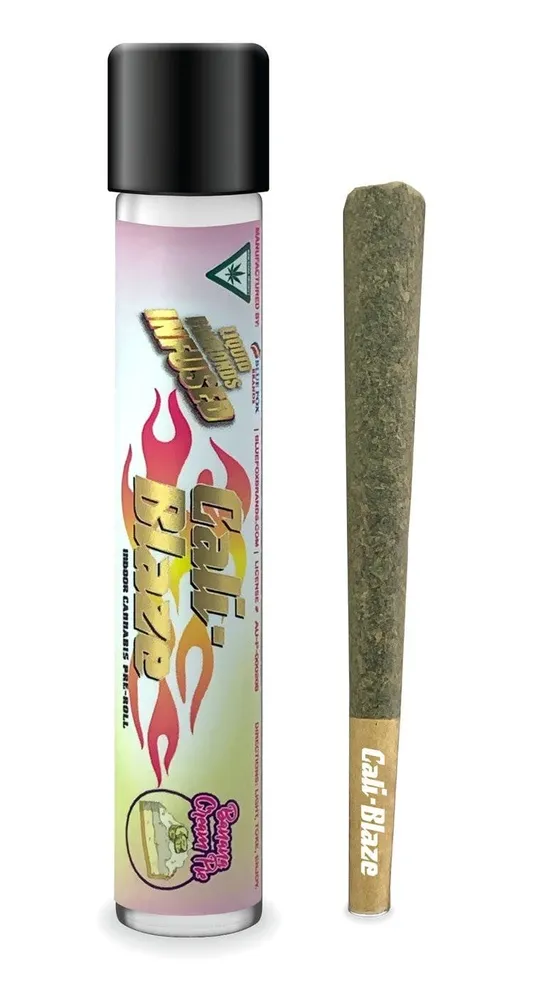 Banana Cream Pie Liquid Diamond Infused Pre-roll by Cali-Blaze, pre-roll