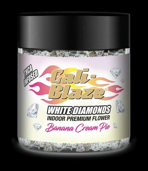 Banana Cream Pie White Diamonds Infused by Cali-Blaze, flower