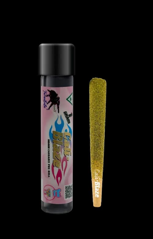 Bubblegum Tarantula Liquid Diamond Infused Pre-roll by Cali-Blaze, pre-roll
