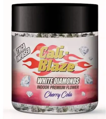 Cherry Cola White Diamonds Infused Flower by Cali-Blaze, flower