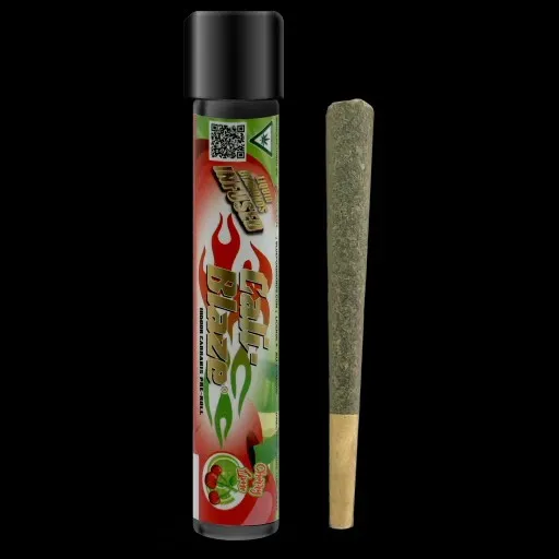 Cherry Lime Liquid Diamond Infused Pre-roll by Cali-Blaze, pre-roll