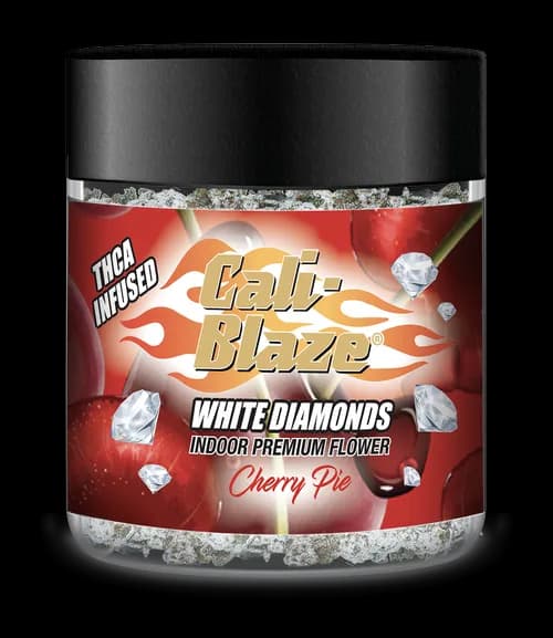Cherry Pie White Diamonds Infused Flower by Cali-Blaze, flower