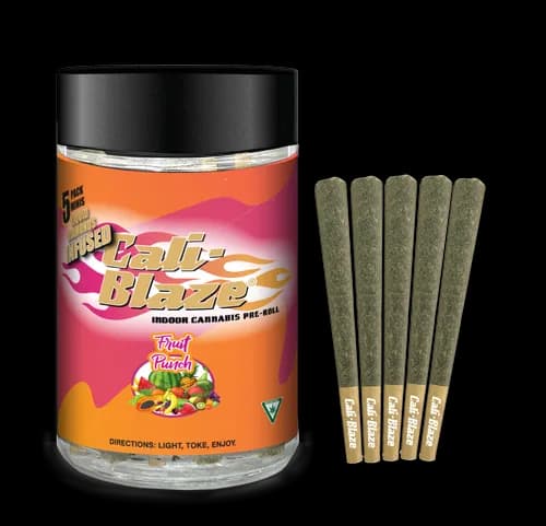 Fruit Punch Live Resin Liquid Diamond Infused Pre-roll by Cali-Blaze, pre-roll