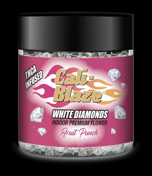 Fruit Punch White Diamonds Infused Flower by Cali-Blaze, flower