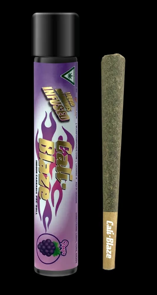 Cali-Blaze | Grape Liquid Diamond Infused Pre-roll by Cali-Blaze, pre-roll