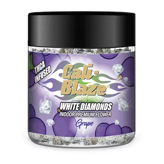 Grape White Diamonds Infused Flower by Cali-Blaze, flower