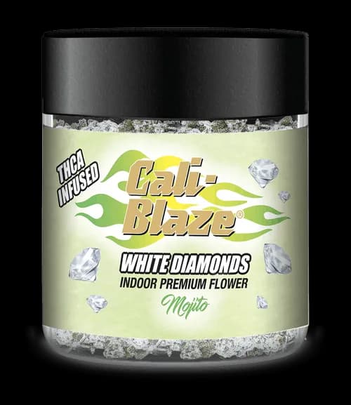 Key Lime Pie White Diamonds Infused Flower by Cali-Blaze, flower