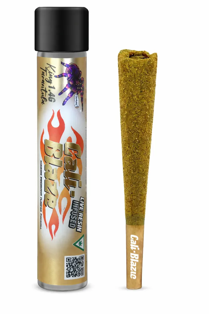 King Tarantula Pink Runtz Infused Pre-roll by Cali-Blaze, pre-roll