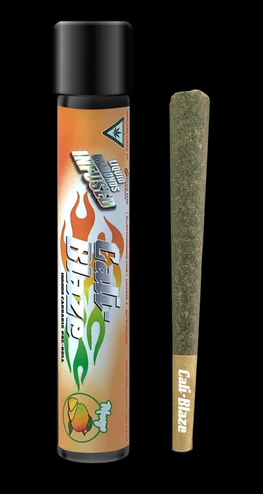 Mango Liquid Diamond & Live Resin Infused Pre-roll by Cali-Blaze, pre-roll
