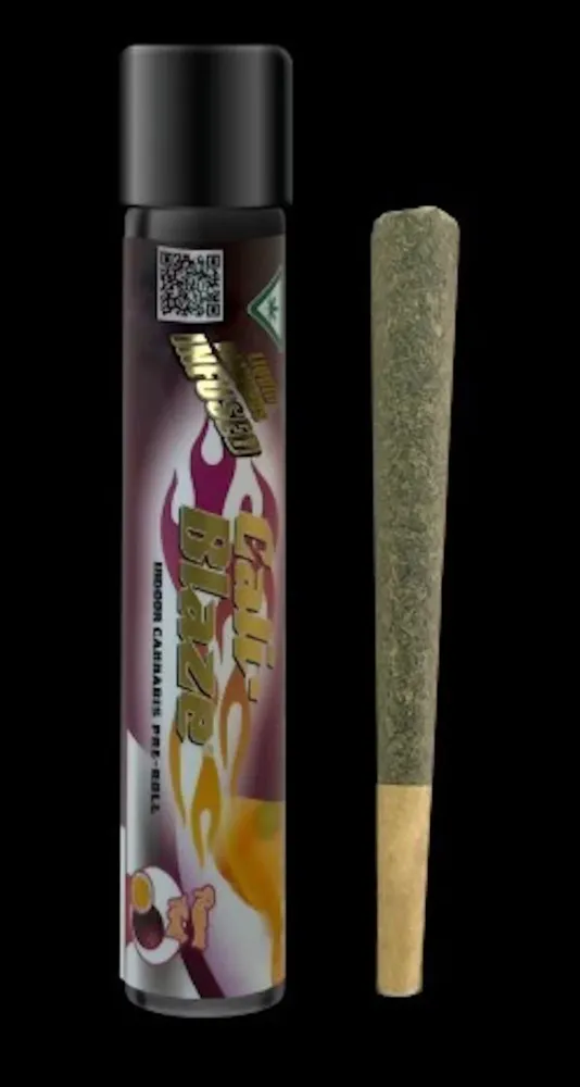 Passion Fruit Liquid Diamonds Infused Pre-roll by Cali-Blaze, pre-roll
