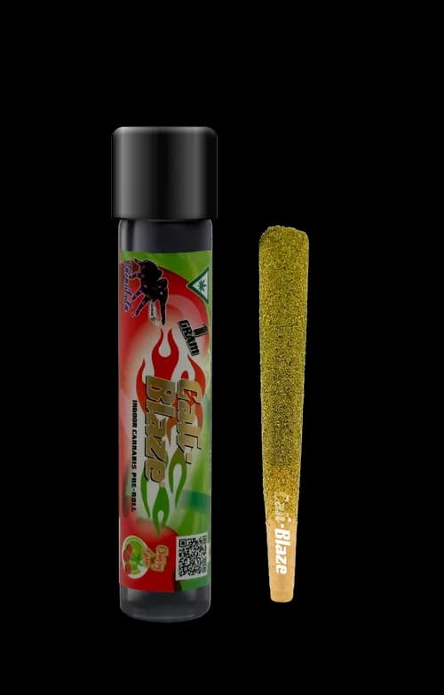 Tarantula Cherry Lime Liquid Diamond Infused Pre-roll by Cali-Blaze, pre-roll