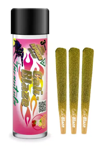 Tarantula Strawberry Liquid Diamonds Infused Pre-Roll 3k by Cali-Blaze, pre-roll