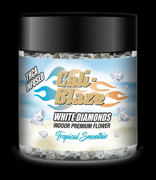 Tropical Smoothie White Diamonds Infused Flower by Cali-Blaze, flower