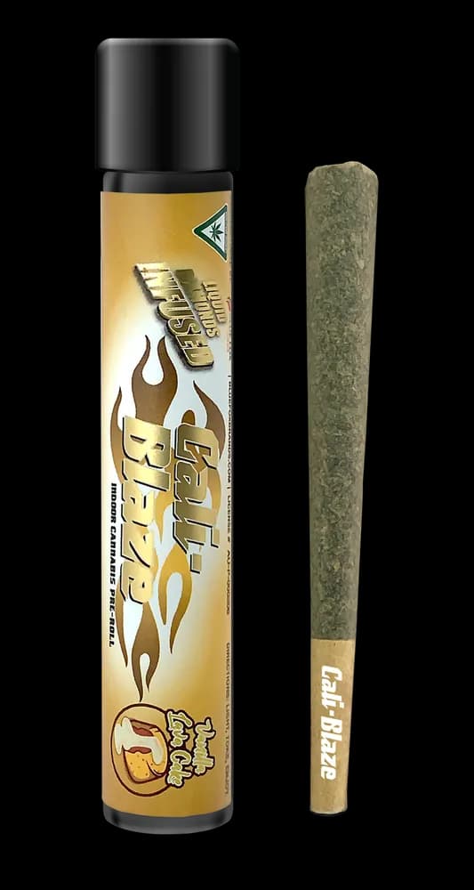 Vanilla Lava Cake Live Resin & Liquid Diamond Infused Pre-roll by Cali-Blaze, pre-roll