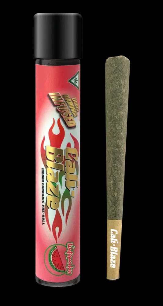 Watermelon Liquid Diamond Infused Pre-roll by Cali-Blaze, pre-roll