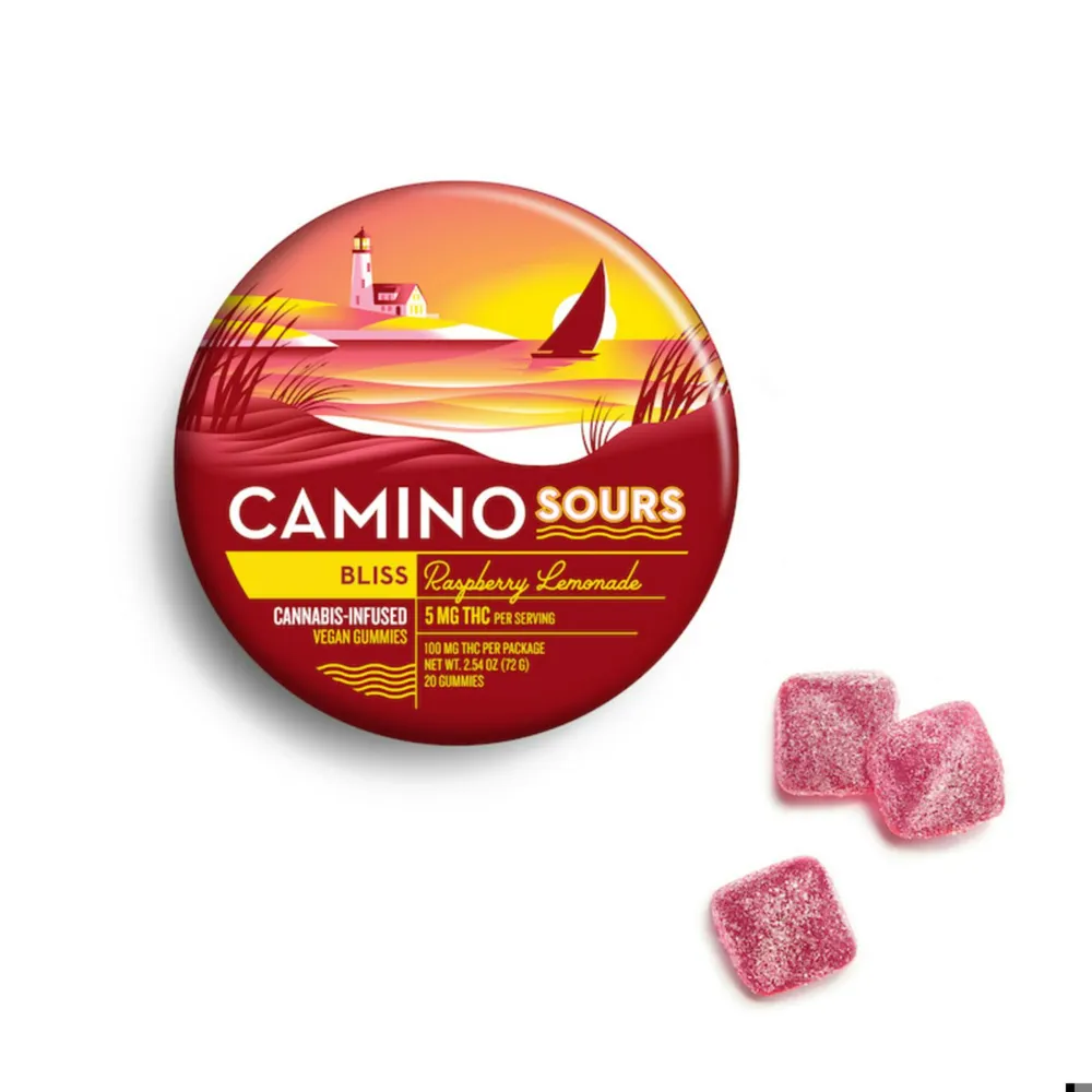 Raspberry Lemonade Vegan Gummies by Camino, edible