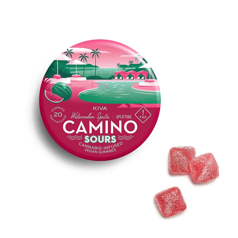 Watermelon Spritz Gummies by Camino, edible
