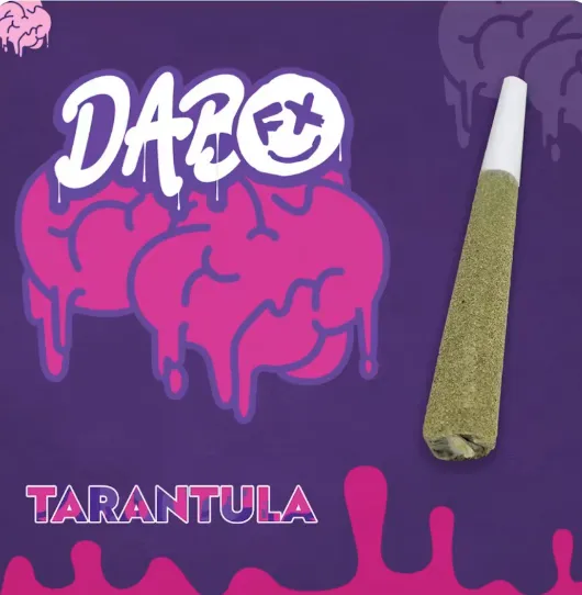 Cookie Crumbs Infused Tarantula Pre-Roll by DabFX, pre-roll