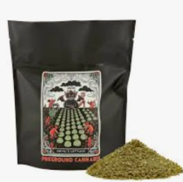 Garlic Icing Pre-Ground Shake by Devils Lettuce, flower