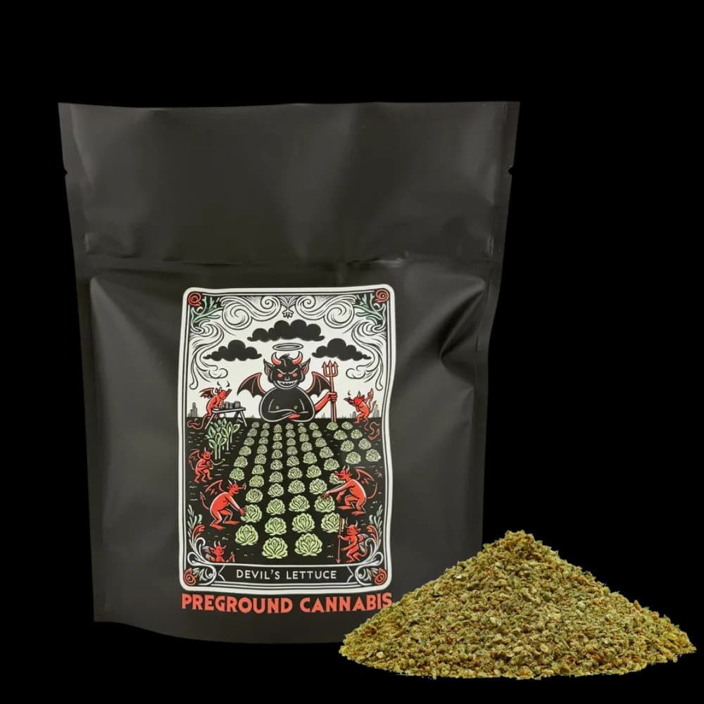 Green Mescaline Pre-Ground Shake by Devils Lettuce, flower
