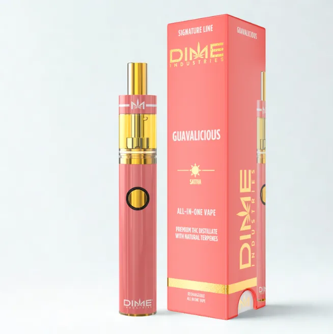 Guavalicious All-In-One Disposable Vape Pen by Dime Industries, vape