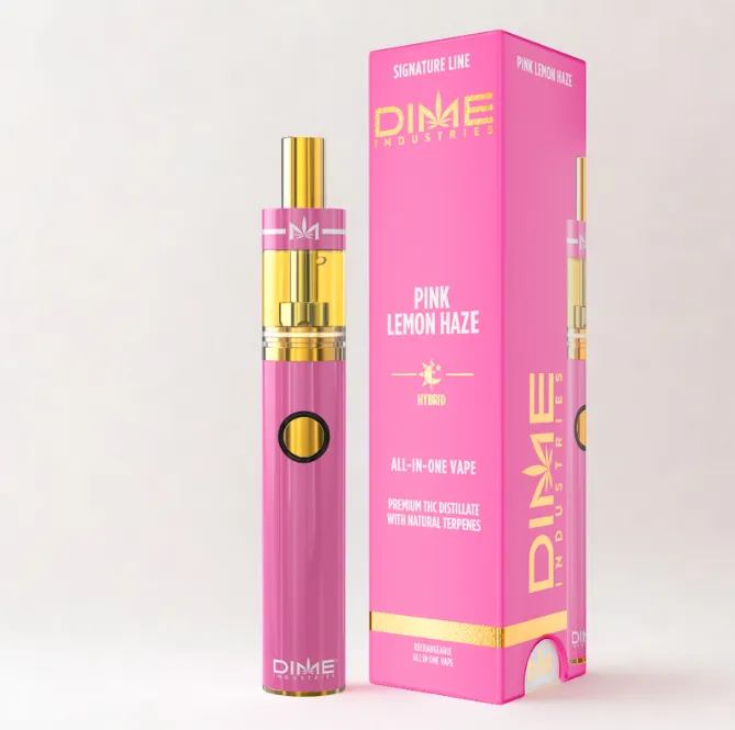 Pink Lemon Haze All-In-One Disposable Vape Pen by Dime Industries, vape