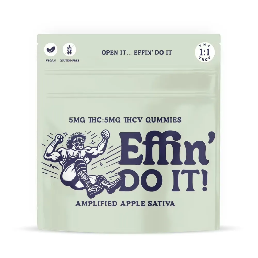 1:1 THC:THCV Do It Amplified Apple Infused Soft Chews by Effin', edible