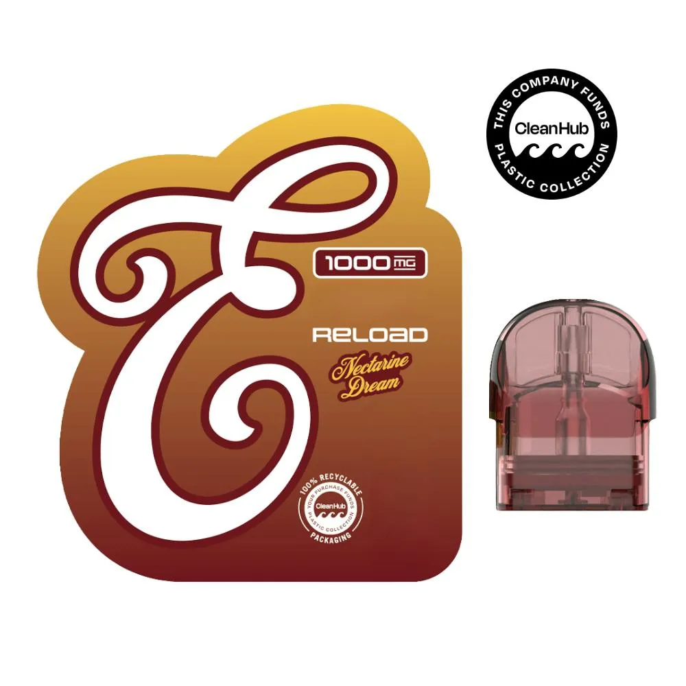 3:1 THC:THCV Nectarine Dream Reload Vape Pod by EUREKA, vape