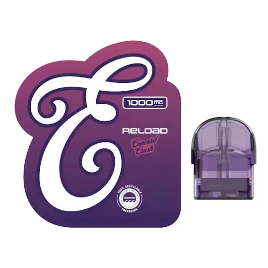 4:1 THC:CBD Concord Crush Fusion Reload Vape Pod by EUREKA, vape