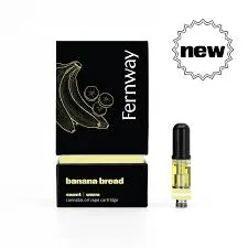 Banana Bread Oil Cartridge by Fernway, vape