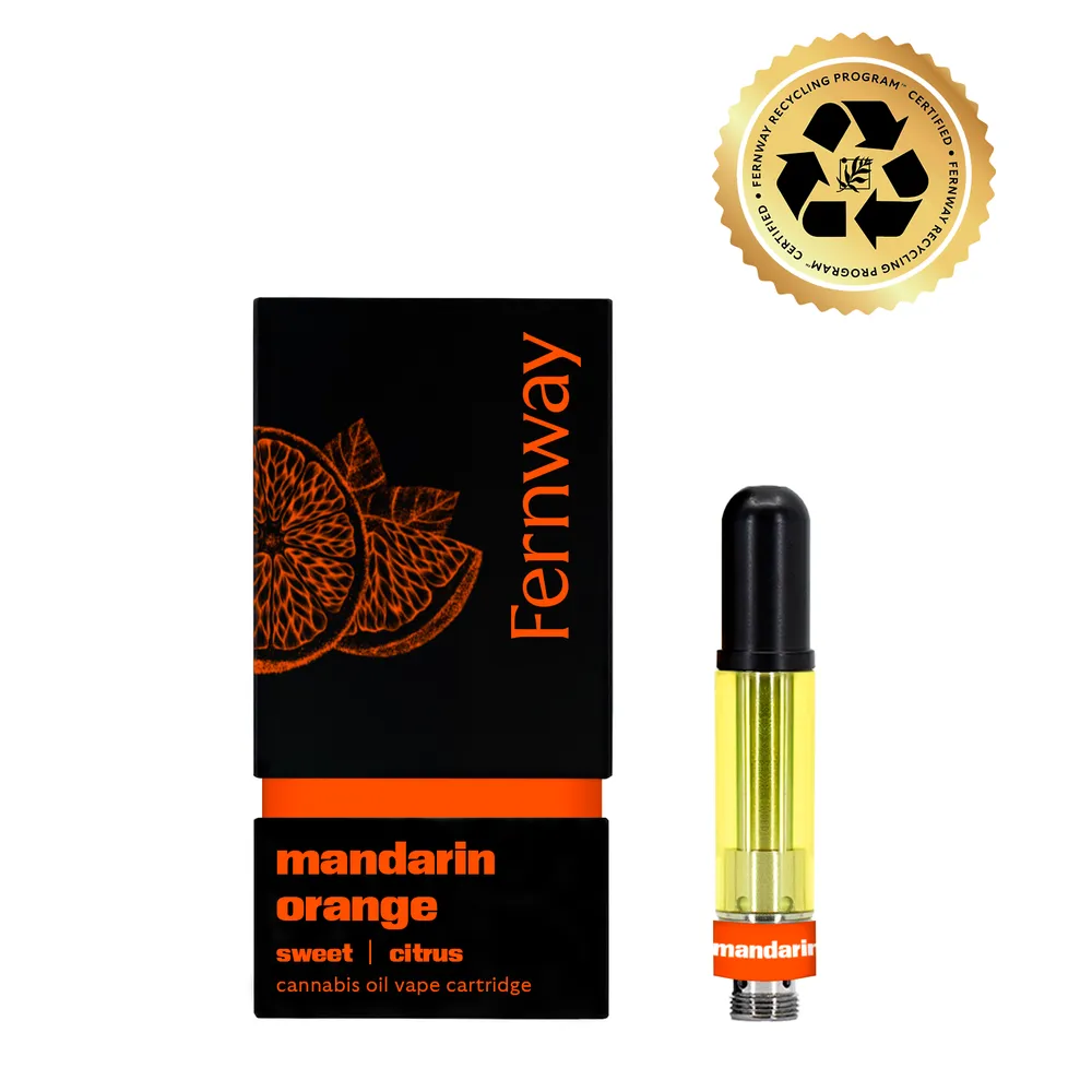 Mandarin Orange Oil Cartridge by Fernway, vape