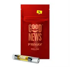 Friyay Melon Oil Cartridge by Good News, vape