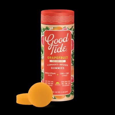 1:1:1 THC:CBD:CBC Blissful Grapefruit Gummies by Good Tide