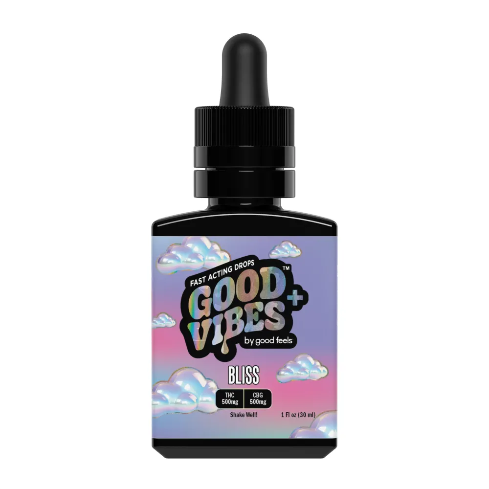 1:1 THC:CBG Bliss Fast Acting Flavored Syrup Tincture by Good Vibes, tincture