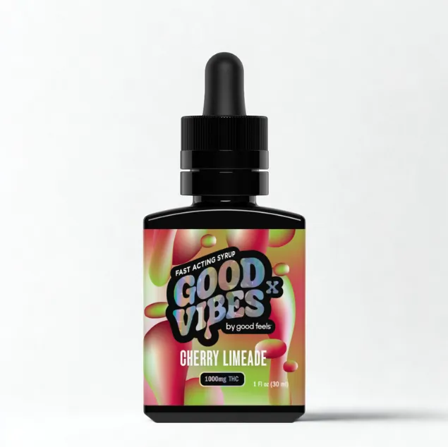 Cherry Limeade Fast Acting Syrup Tincture by Good Vibes, tincture