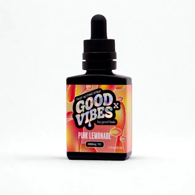 Pink Lemonade Fast Acting Syrup Tincture by Good Vibes, tincture