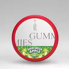Sour Green Apple Gummies by Happy Valley, edible