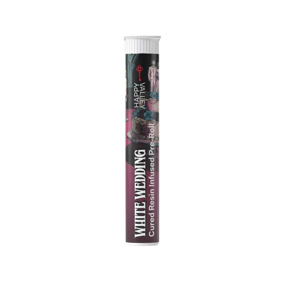 White Wedding Cured Resin Infused Pre-roll by Happy Valley, pre-roll
