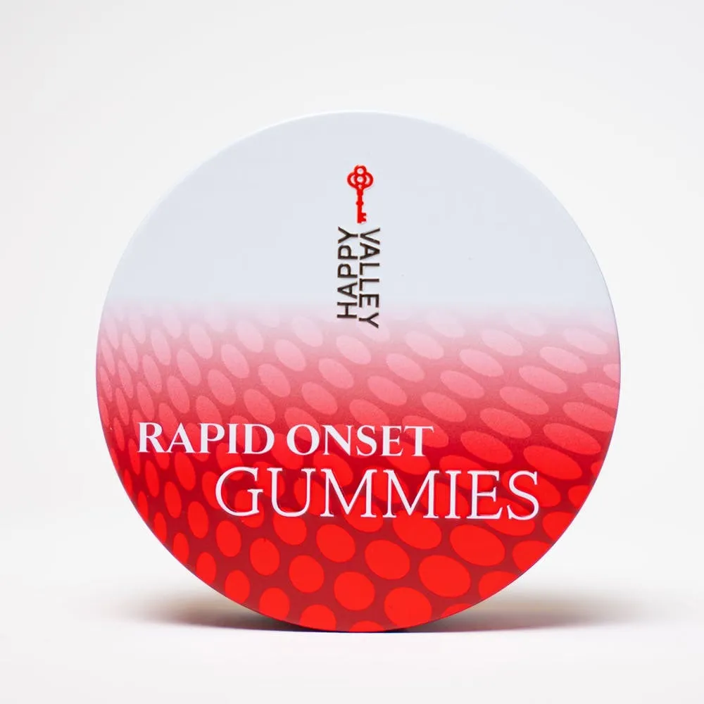 Wild Berry Rapid Onset Gummies by Happy Valley, edible