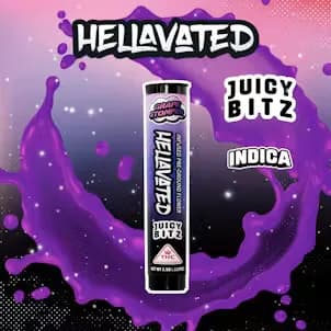Grape Stomper Infused Pre-ground Flower by Hellavated, flower