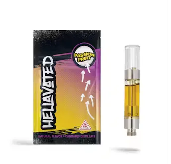 Passion Fruit Oil Cartridge by Hellavated, vape